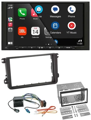 JBL USB 2DIN MP3 Bluetooth AUX Autoradio für VW T5 Caravelle Multivan Transporte - Bild 1 von 4