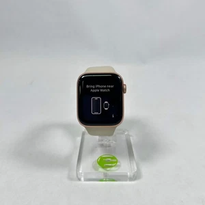 GPS Only Apple Watch SE 1st Gen 40MM Rose Gold Aluminum White Sport Band A2354 - Photo 1 sur 9