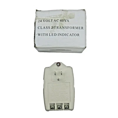 ADAPTADOR ENCHUFABLE TRANSFORMADOR MG ELECTRONICS DELTA MGT-2440 AC 24V 40VA 50W Foto 1 de 4