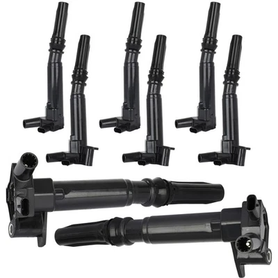 8x Ignition Coils Fits V8 6.2L Ford F-250 F-350 Super Duty E-350 E-450 2018 19 - Image 1 of 4