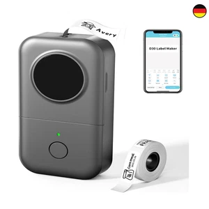 Bluetooth Etikettendrucker | Endlosband-Unterstützung | Mini-Thermo-Druck - Bild 1 von 10