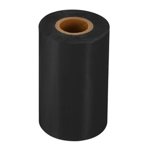 3.93"x328' Wax Thermal Transfer Ribbon, 1 Roll 1" Core Ink Out Ribbon, Black - Afbeelding 1 van 6