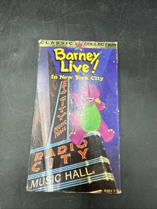 Barney & Friend Classic Collection Live In New York City VHS Video Tape PBS Kids - Picture 1 of 3