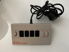 Four Score Nintendo Controller NES 4 Player Fun CLEANED TESTED! NES-034A