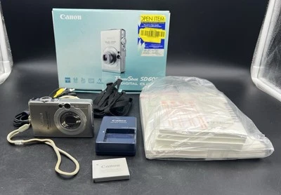 Cables cargador de batería para cámara digital Canon PowerShot SD600 ELPH, etc. PROBADO Foto 1 de 4