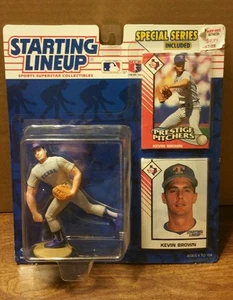 1993 starting line up kevin brown baseball figure with cards. Check pictures bef - Picture 1 of 3