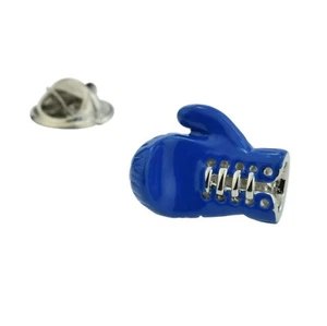 Blue Boxing Glove Lapel Pin Badge X2AJTP431 - Picture 1 of 1