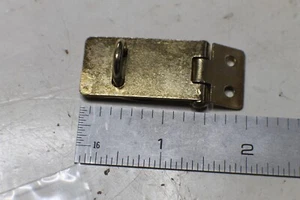 Brass Hasp Clasp Latch Lockable with Screws for Jewelry Box - Picture 1 of 9