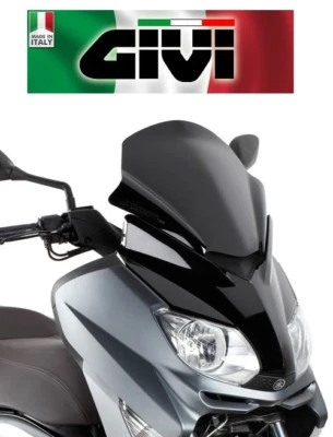 Pare-Brise Bas Et Sportif Noir Poli MBK Skycruiser 125 2012 D446B GIVI - Photo 1/4
