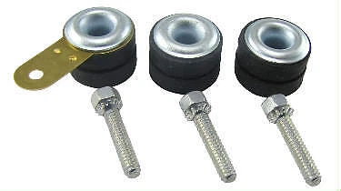 Pontiac GTO 1964-67, LeMans y Tempest limpiaparabrisas motor ojal y juego de tornillos con tierra Foto 1 de 1