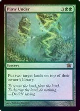 Plow Under - Foil New MTG Eighth Edition 8th Magic 2B3