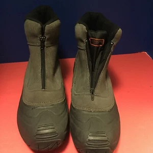 London Fog Collection Men's Hampstead Boots Gray Black 13 M Waterproof Shell - Picture 1 of 10