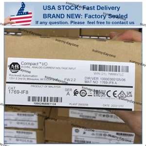 1769-IF8 / A 8 Pt Analog Input Module New Factory Sealed AB 1769IF8 FREE SHIP - Picture 1 of 3