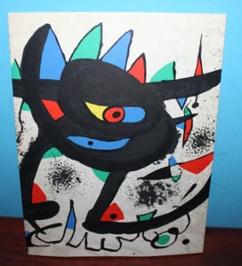 MIRO Paintings Gouaches SOBRETEIXIMS Sculpture Etchings (1973) - Picture 1 of 8