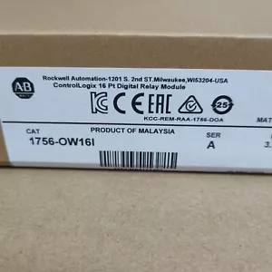 Allen-Bradley 1756-OW16I AB ControlLogix Digital Relay Module PLC 1756OW16I New - Picture 1 of 4