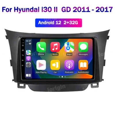 Apple CarPlay Android12 Car Radio Stereo For Hyundai I30 Elantra GT 2012-2016 - Image 1 of 4