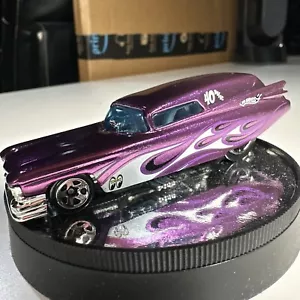 Loose Hot Wheels Purple Chrome Custom '59 Cadillac Wagon - Picture 1 of 11