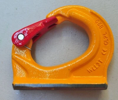 3T Excavator Hook Grade 80 Weld on w latch Truck Ute 4x4 Lifting Point Bobcat  - image 1 of 4