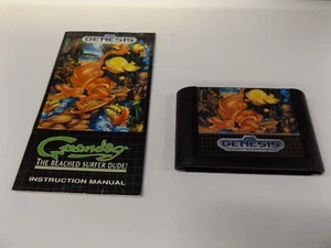 The Beached Surfer Dude with Manual (Sega Genesis) Authentic - Polished - Tested - Picture 1 of 11