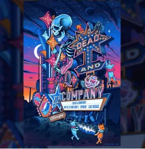 Poster Paul Kreizenbeck Dead & Company Sphere (31 maggio fine settimana) - pellicola/50 - Foto 1 di 2