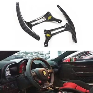 Carbon Fiber Steering Wheel Shifter Paddle For Ferrari 458 Italia Speciale F12 - Picture 1 of 7