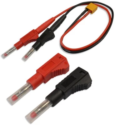 4,0mm Labor Bananen Stecker Anti-Blitz Verpolschutz Ladekabel Lipo Akku Schutz - Bild 1 von 4