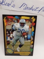 1991 Wild Card Promo Prototype #2 Barry Sanders Detroit Lions
