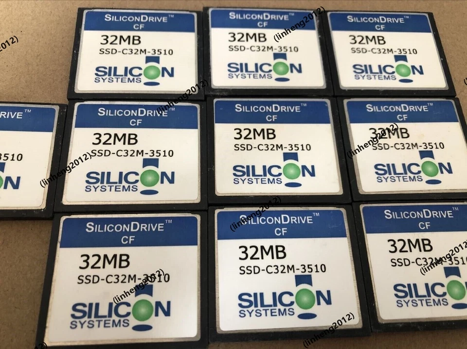10PCS   SILICONDrive 32MB  CF CARD Compactflash  32MB  CF  CARD - Image 1 of 1
