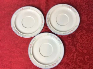 RANMARU STONEWARE SAMPLER SET OF 3 SAUCERS 25 - Picture 1 of 4
