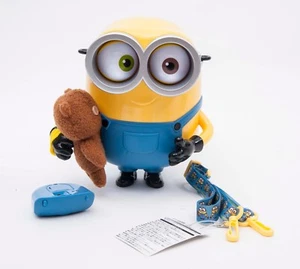 Minion Bob's Talking Popcorn Bucket & Tim Plush USJ Universal Limited in Japan - Picture 1 of 8