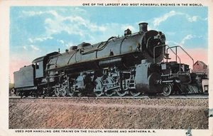VINTAGE DULUTH MISSABE & NORTHERN RR DMIR ORE ZUG POSTKARTE POSTKARTE POSTFRISCH 52923 S - Bild 1 von 2