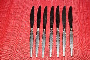 Oneida Community Stainless 7 Dinner Knives Cutlery Venetia Pattern Pre-owned - Picture 1 of 3