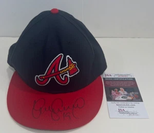 Yunel Escobar Signed Baseball Hat Cap Atlanta Braves JSA AU08393 - Picture 1 of 5