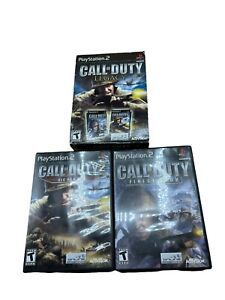 Sony PlayStation 2 PS2 CIB COMPLETE TESTED Call Of Duty Legacy Collection
