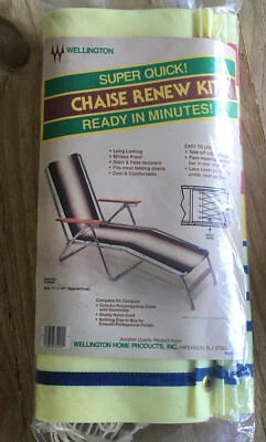 Kit de renovación de césped chaise súper rápido Wellington de colección 17 x 134 rayas náuticas NUEVO Foto 1 de 4