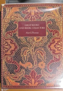 Great Books and Book Collectors- Alan G. Thomas, 1975, 1st U.S. Edition - Picture 1 of 4