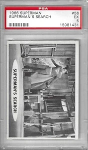 1966 The Adventures of Superman Card #56 - Picture Puzzle - Reduced - EX 5 - Picture 1 of 2