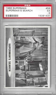 1966 The Adventures of Superman Card #56 - Picture Puzzle - Reduced - EX 5 - Image 1 of 2