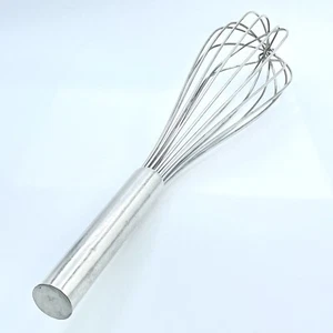 16" Stainless Steel 18/8 S/S French Wire Heavy Duty Whisk Sauces Eggs Batter - Picture 1 of 4