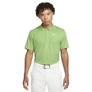NIKE Men's Dri Fit Victory Solid Green Golf Polo Short Sleeve Shirt Green Large - Picture 1 of 4