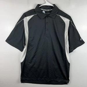 Champion Mens Shirt Double Dry Polo Small Short Sleeve Black White NWT - Picture 1 of 11