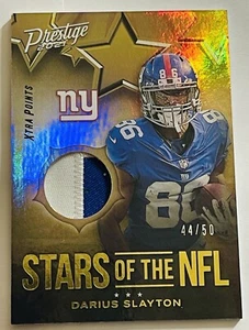 2021 Prestige Xtra Points Darius Slayton Stars of the NFL Mem Holo 44/50 SN-DAS - Picture 1 of 2