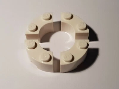 LEGO® 4 X 85080 Básico Cuarto De Círculo Ladrillo 2 X 2 Blanco (GB) - Imagen 1 de 2