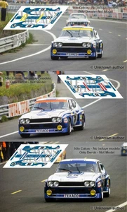Décal Ford Capri RS2600 Le Mans 1973 1:32 1:24 1:43 1:18 64 87 décalcomanies