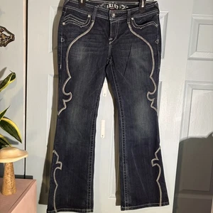Ariat Ruby Embroidered Jeans Sz 30 Short. Bootcut.  - Picture 1 of 14