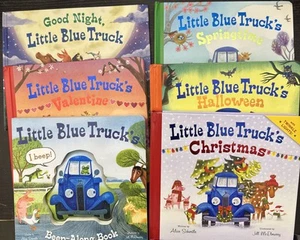 Lot of 6 Board Books Little Blue Truck By Alice Schertle Like New Sound Working - Picture 1 of 1