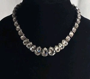 Charter Club Womens Jewelry Collar Necklace 16" to 18" Cubic Zirconia Pear Shape - Picture 1 of 23