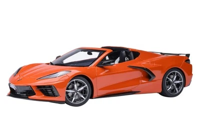 AUTOart 1 18 Chevrolet Corvette C8 Stingray Z51 Orange Model Car Japan - Image 1 of 4