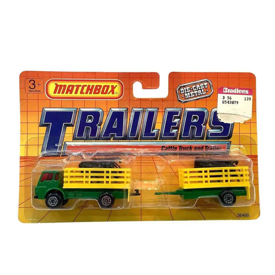 Matchbox TP 103 Cattle Truck & Trailer Truck No. 71 Superfast Two Packs 1990 - Image 1 of 4