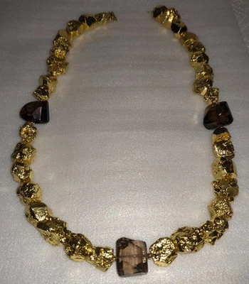 DESIGNER MARKEN EDELSTEIN HALSKETTE COLLIER 9K 375 GOLD BCI-SOGNI D'ORO GESCHENK - Bild 1 von 4